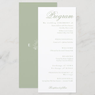 green sage programmakaart