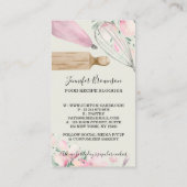 Green Sage Sophisticated Bakery Visitekaartje (Achterkant)