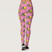 Green Saguaro Cactus Desert Sunrise Thunder_Cove Leggings (Achterkant)