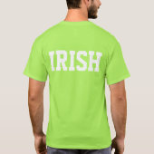 Green Saint Patricks Day jack for men | shamrock T-shirt (Achterkant)