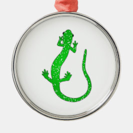 Green Salamander Logo Keramisch Ornament