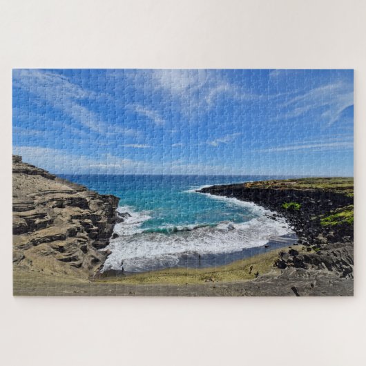 Green Sand Beach Big Island Hawaii -20x30- 1014 pc Legpuzzel (Horizontaal)