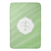 Green Sand Ripples Personalized Bath Mat (Voorkant Verticaal)