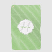Green Sand Ripples Personalized Golf Towel Golfhanddoek (Voorkant)