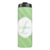 Green Sand Ripples Personalized Thermal Tumbler Thermosbeker (Voorkant)