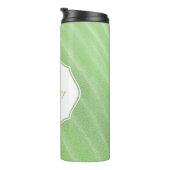Green Sand Ripples Personalized Thermal Tumbler Thermosbeker (Geroteerd rechts)