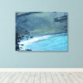 Green Sands Beach Hawaii Ingewikkeld Canvas (Insitu (Houten vloer))