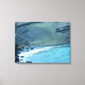 Green Sands Beach Hawaii Ingewikkeld Canvas (Voorkant)