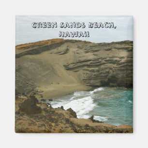 Green Sands Beach Hawaii Magneet