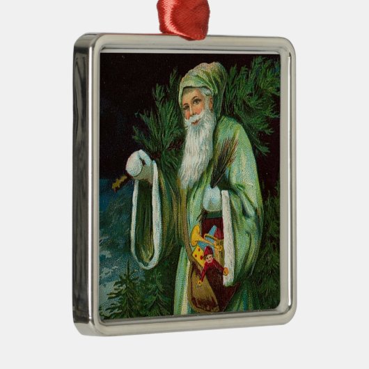 Green Santa Ornament (Rechts)