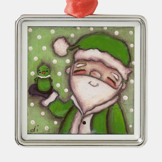 Green Santa - Ornament (Voorkant)