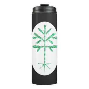 Green Sapling Thermal Tumbler Thermosbeker