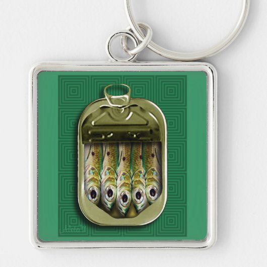 Green Sardines Sleutelhanger (Voorkant)