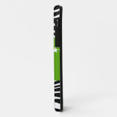 Green Sassy Star Zebra BT iPhone 5 Hoesje (Achterkant/links)