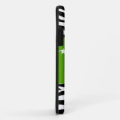 Green Sassy Star Zebra BT iPhone 5 Hoesje (Achterkant/rechts)