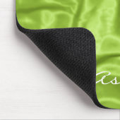 Green Satin - Computer Mousepad Muismat (Hoek)