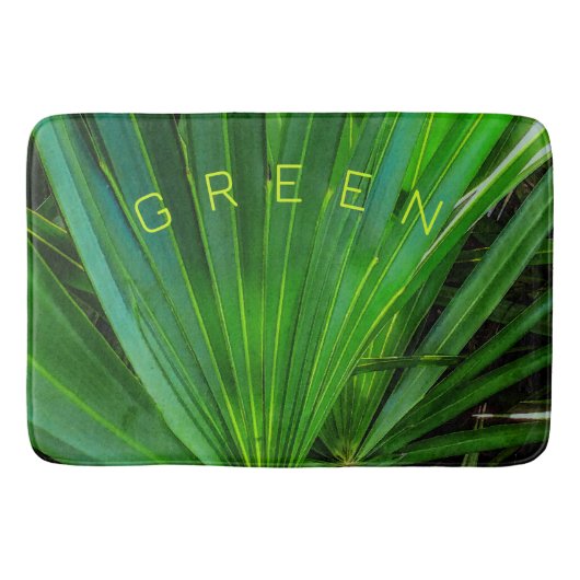 GREEN Saw Palmetto Bath Mat (Voorkant)