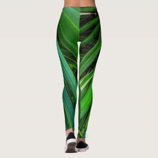 GREEN Saw Palmetto Leggings (Achterkant)