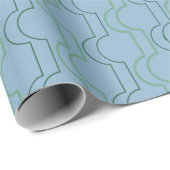 Green Scallops Cadeaupapier (Rol Hoek)