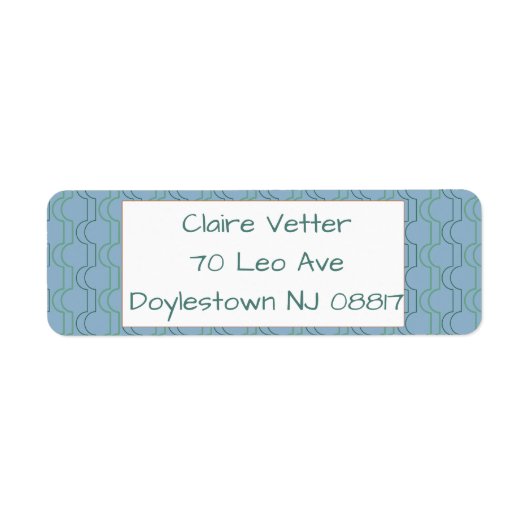 Green Scallops Etiket (Voorkant)