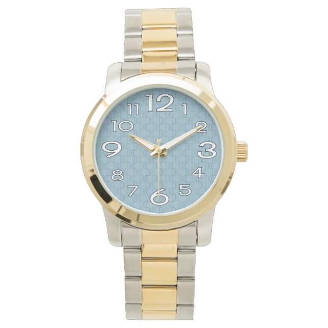 Green Scallops Horloge (Voorkant)