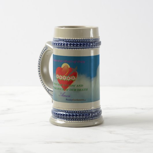 Green Scapular Sky Stein Bierpul (Voorkant links)