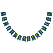 Green Sci-fi Alien, Birthday Vlaggetjes (Alle)