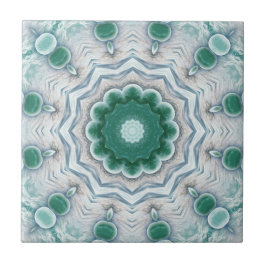 Green Seafoam Geometric Fantasy Bathroom Tegel Tegeltje