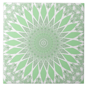 Green Seafoam Tristyns Mandala Tegeltje
