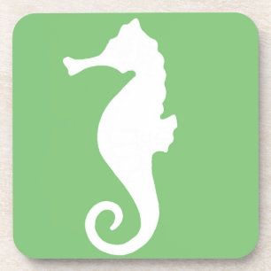 Green Seahorse Bier Onderzetter