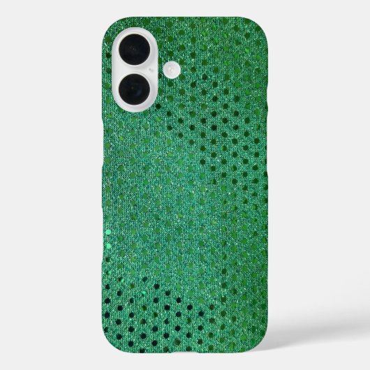 Green Sequin Shimmer Case-Mate iPhone Case (Achterkant)