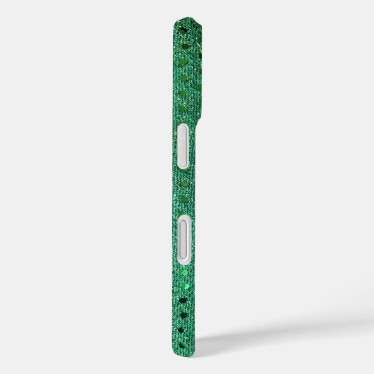 Green Sequin Shimmer Case-Mate iPhone Case (Achterkant / Rechts)