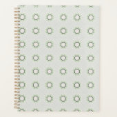 Green Serene Bloom Planner (Voorkant)