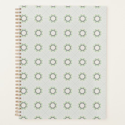 Green Serene Bloom Planner (Voorkant)