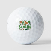 Green Serene Golfballen (Voorkant)