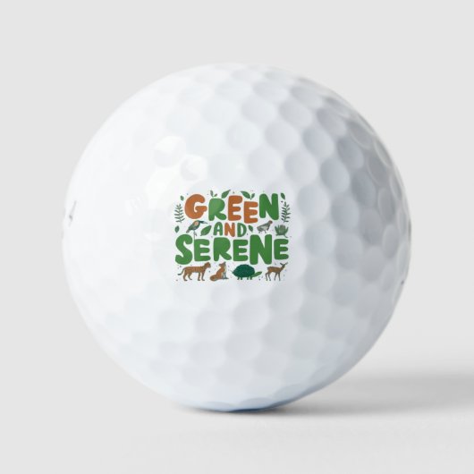 Green Serene Golfballen (Voorkant)