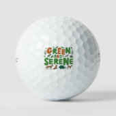 Green Serene Golfballen (Voorkant)