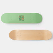Green Serene Persoonlijk Skateboard (Horizontaal)