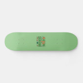 Green Serene Persoonlijk Skateboard (Horizontaal)