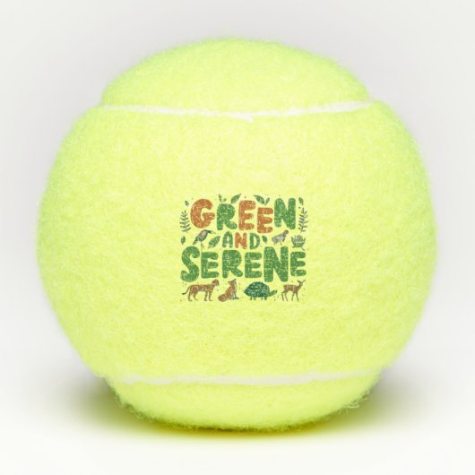 Green Serene Tennisballen (Voorkant)