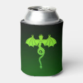 Green Serpant Dragon Blikjeskoeler (Blikje Voorkant)