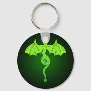 Green Serpant Dragon Sleutelhanger