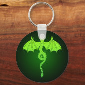 Green Serpant Dragon Sleutelhanger (Voorkant)