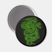 Green Serpent Magnet (Voorkant / Achterkant)