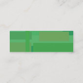 Green Shades - Skinny Mini Visitekaartje (Achterkant)