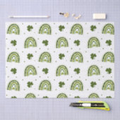 Green Shamrock Boho Rainbow St.Patrick's Day Tissuepapier (Craft)