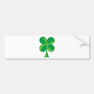 Green Shamrock Bumpersticker