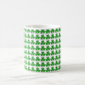 Green Shamrock Clover Lucky St. Patrick's Day Mok (Center)