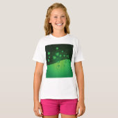 Green Shamrock Clover St Patrick’s Day Luck T-shirt (Voorkant volledig)