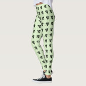 Green Shamrock Clover St. Patricks Day Leggings (Links)
